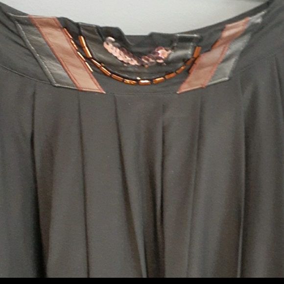 Vtg.Cedars black 100% silk skirt  size 6 - Picture 11 of 14